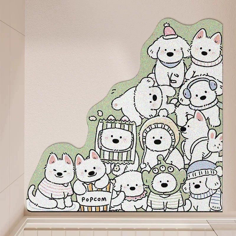 新款可爱堆堆狗丝圈入户地垫可裁剪异形玄关脚垫刮泥蹭土防滑门垫,淘宝优惠券,粉丝福利购,淘宝优惠卷