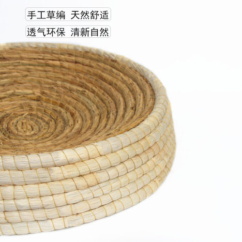 猫抓扳 草编猫窝 猫咪窝 狗窝 手工编织元宝鸡窝下蛋窝繁殖窝包邮 - 图1