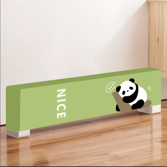 The dust cover of the skirting line heater is more flexible and fits well