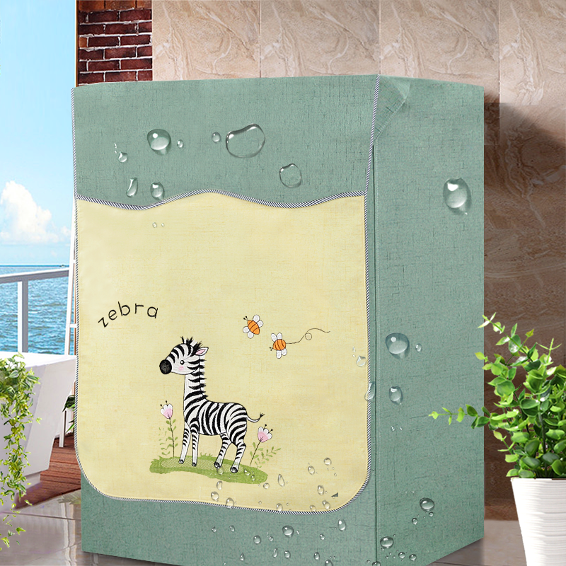 防水海尔小天鹅松下美的lg洗衣机罩 一朵家居洗衣机罩