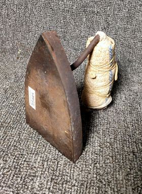 铸铁熨斗民俗馆老物件五星标识