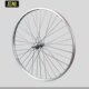 20/22/24/26-inch ordinary light bicycle steel rim rear rim aluminum alloy wheel hub front and rear single-speed wheel set