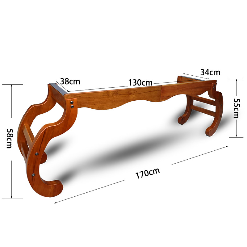 实木仿古古筝架子古筝专用支架标准古筝琴架古典不挡腿战国架子凳