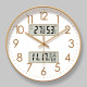 Hanging watch living room clock silent sweep second quartz clock
