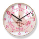 Beauty salon health club wall clock silent sweep seconds