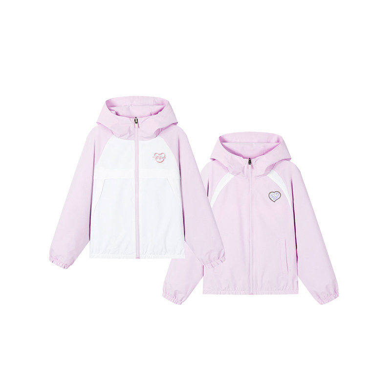 361°女童两面穿连帽外套新品2026春秋儿童插肩袖运动服K62616603,淘宝优惠券,粉丝福利购,淘宝优惠卷