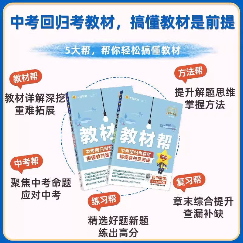 2025版初中教材帮九年级下册上册 物理沪科版化学科粤沪教版语文数学英语政治历史人教北师华师版 初三9九上下同步教材全解2024版 - 图2