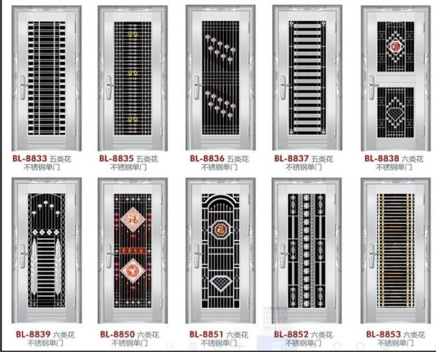 不锈钢门304不锈钢防盗门室外入户门单门农村后门阳台门定制-图3