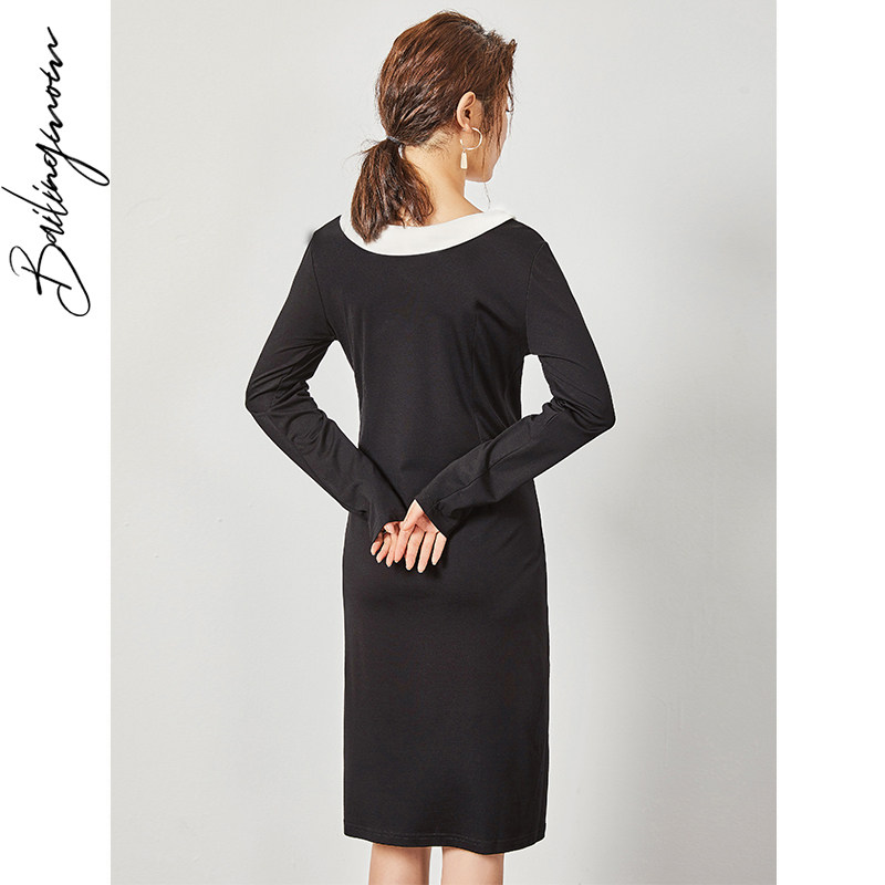 孕妇孕晚期上衣时尚孕妇装连衣裙 百伶妈妈连衣裙