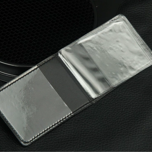 Индивидуальный чехол для водительских прав из ПВХ, ультратонкий картхолдер, комплект, 2 в 1, делается под заказ