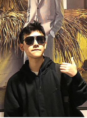 2025新款男飞行员偏光蛤蟆镜开车太阳镜潮圆框显脸小遮阳情侣墨镜