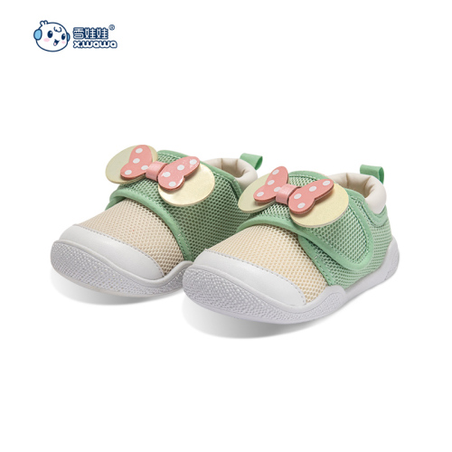 Snow doll baby sandals spring and summer breathable mesh shoes soft bottom anti slip baby princess shoes men's and women's baby toddlers