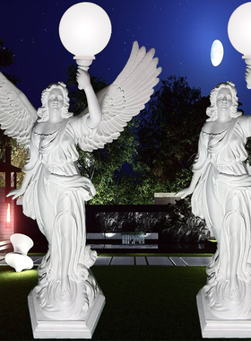 西方深思者雕塑镁泥玻璃钢非石膏