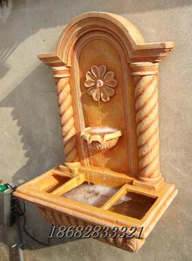 吉祥欧式风新房喷泉天使壁饰环保