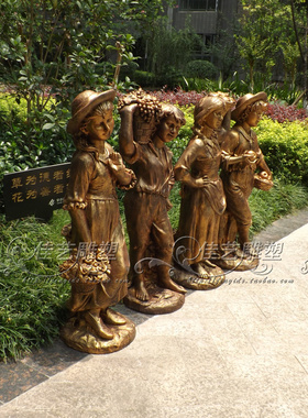 欧式风户外水果雕塑艺术品可定制