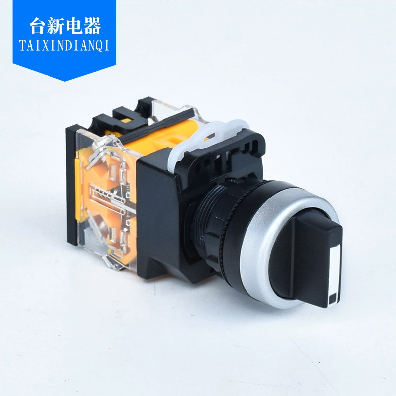 正品双科选择按钮开关LAY50-22D-20XS转换旋钮开关 3档自锁,淘宝优惠券,粉丝福利购,淘宝优惠卷