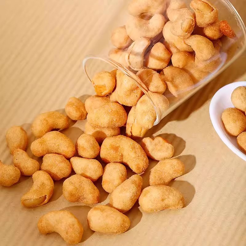 森宝欧式炭烧腰果仁400g零食坚果罐装办公室零食坚果越南干果特产
