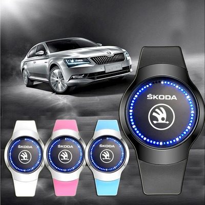 时尚潮流奔驰宝马LED触屏手表汽车标志周边防水男女情侣电子手表,淘宝优惠券,粉丝福利购,淘宝优惠卷