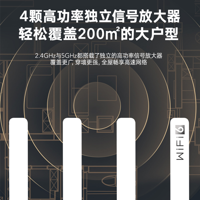 荣耀无线路由器4 Pro全千兆端口WiFi6家用3000M大户型穿墙200平高速NPU网络芯片5G智能中继器 办公 上网保护 - 图2