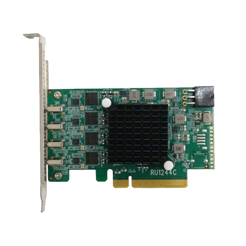 HighPoint(火箭) RocketU 1244C PCIe 3.0 到 4端口 USB-C 3.2 10Gb/s HBA RU1244C - 图3