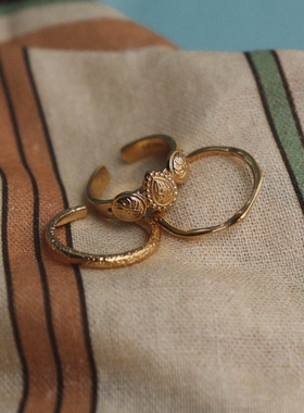 Waekuraleora雕刻图腾浮雕戒指