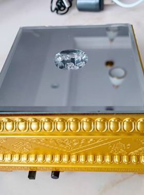 方形水晶音乐底座发光灯座