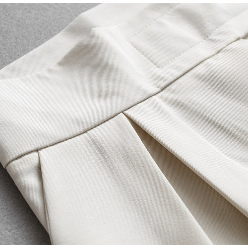 纯色宽松松弛感高腰显瘦阔腿裤西裤气质通勤百搭女裤休闲裤L271 - 图2