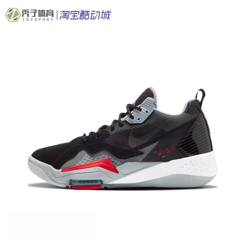 Air Jordan AJ Zoom92透气休闲气垫缓震运动实战篮球鞋CK9183-101 - 图0