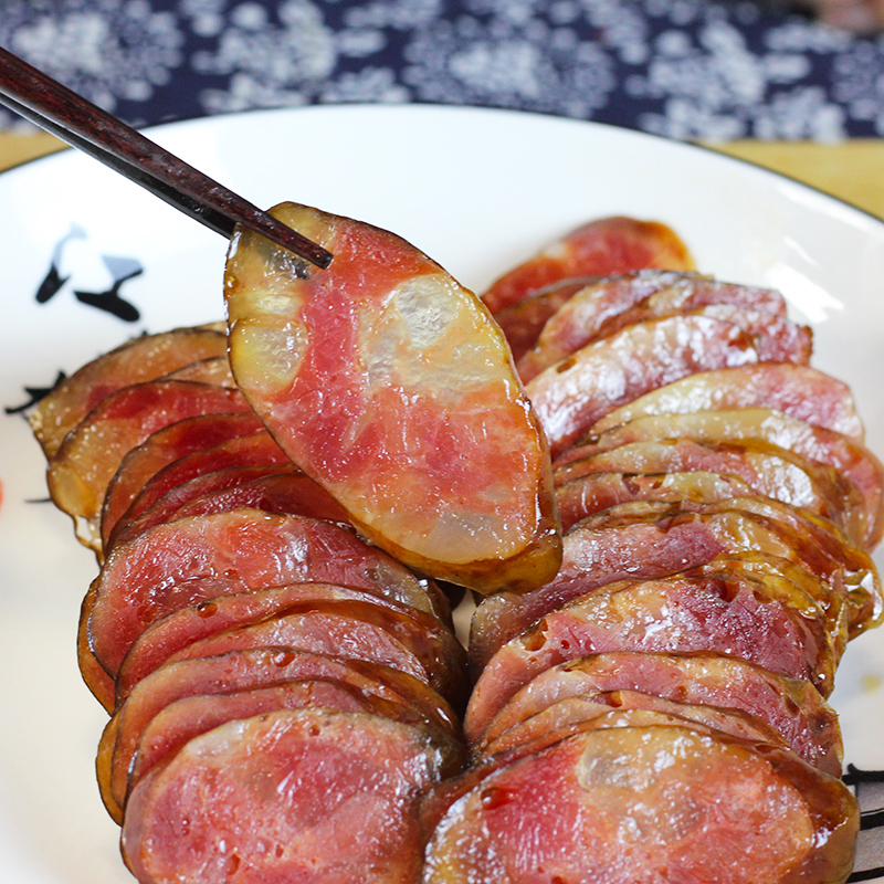 青花椒香肠重庆烟熏川味腊肠1斤 巫溪农家青花椒腊肠四川香肠腊肉 - 图2