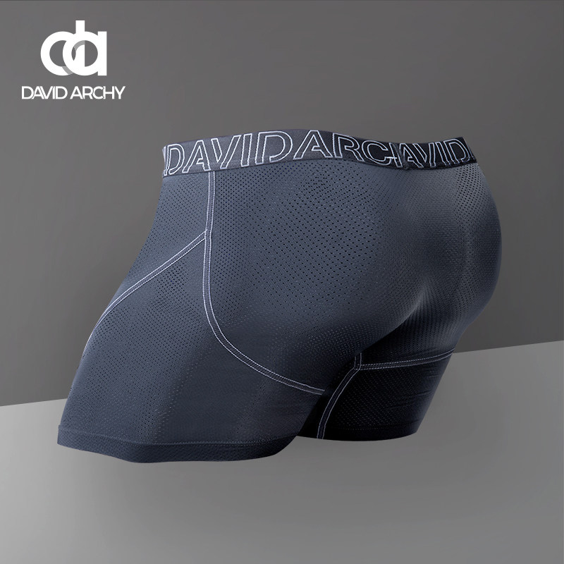 david archy锦纶运动加长款薄内裤 davidarchy内裤