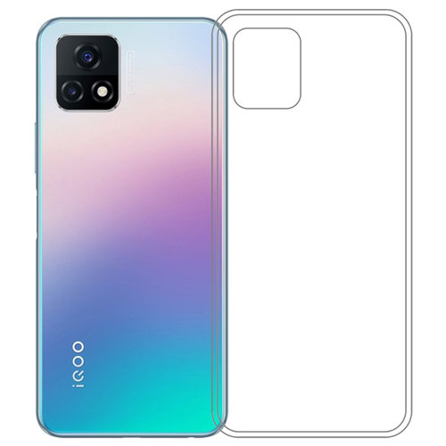 适用于VIVO iQOO U3后盖背面套5G版硅胶透明软壳V2061A手机背壳套 - 图2