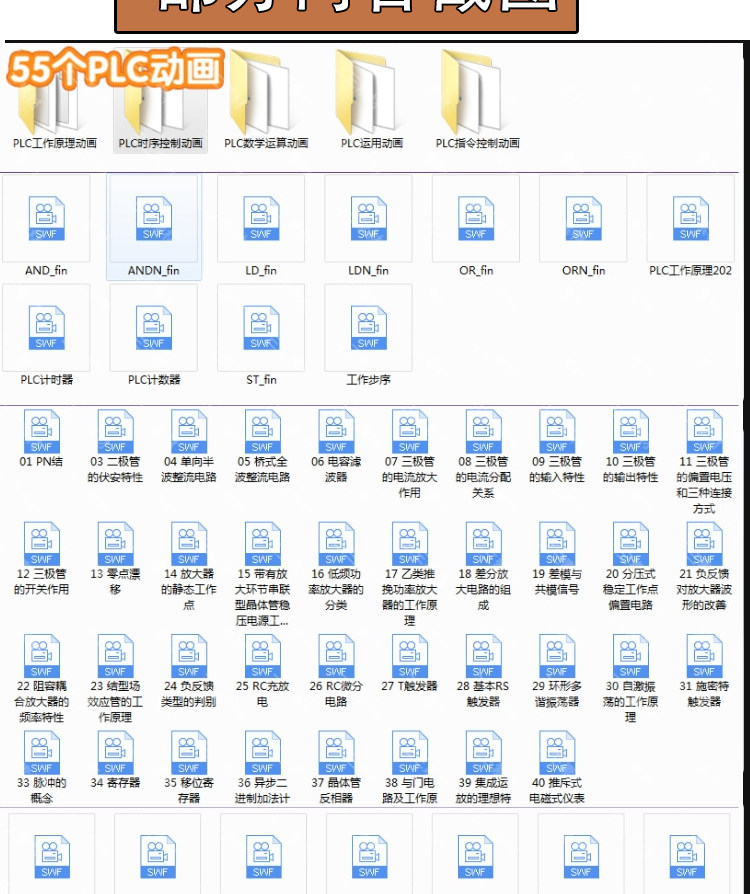 485套电气原理动画 PLC运行视频 自动化工程编程控制系统机械设计