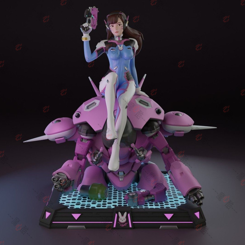 3D打印模型STL文件格式动漫游戏女性人物角色高精度合集075