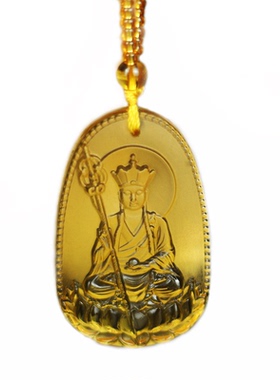 吊坠饰品项链地藏王菩萨寺庙结缘男女项链佛像挂件直播爆款礼品