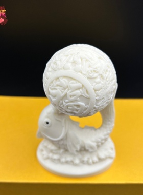 象牙果年年有余摆件家居装饰品鲤鱼跃龙门工艺品送礼祝福保平安