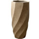 Magnesium clay artistic shape flower pot large diameter floor-standing flower pot