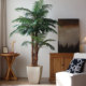 Wabi style home soft decoration fake green plants simulated brown sunflower