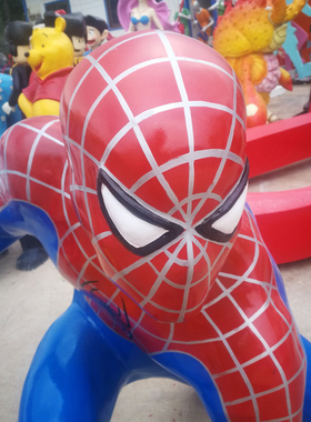 大型彩绘游戏厅电影院仿真摆件