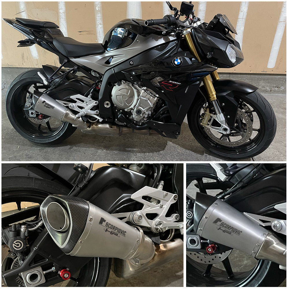 适用BMW摩托S1000RR排气管改装DUKE790DUKE 川崎Z900排气直上安装 - 图2