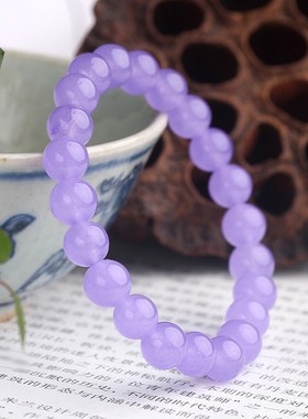 东海水晶时尚天然紫色女薰衣草