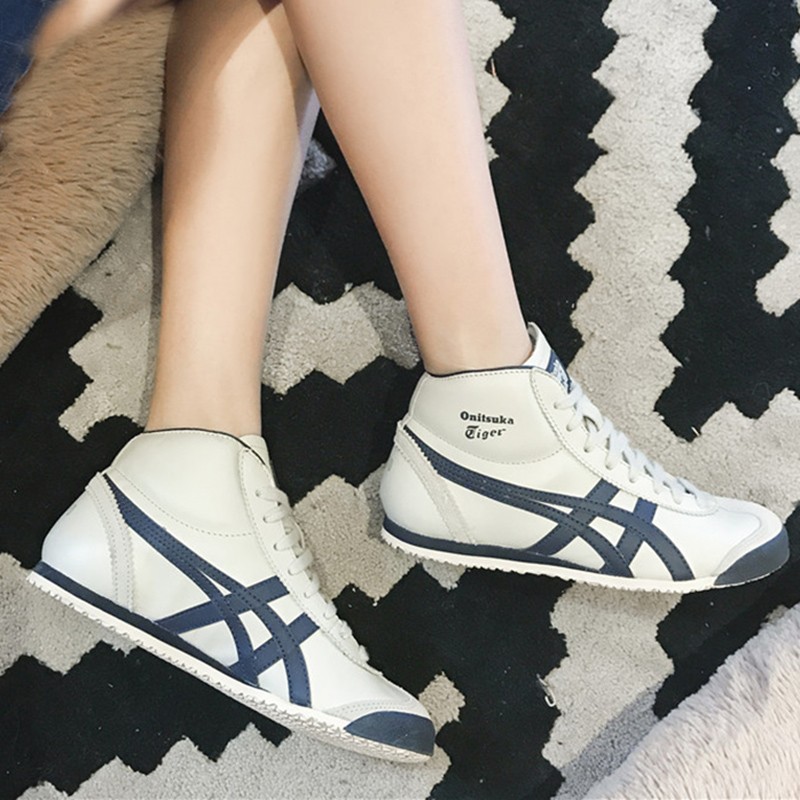 Onitsuka Tiger鬼冢虎男鞋女鞋秋冬高帮经典板鞋休闲鞋DL409-1659-图1