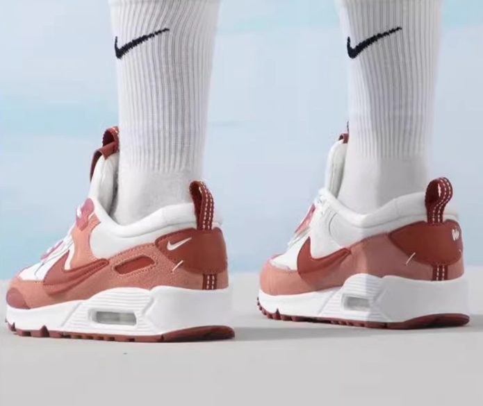 Nike耐克女2023新款AIR MAX 90气垫鞋低帮运动休闲鞋FQ8881-618