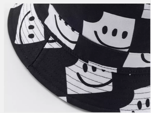 VANS Мужчины и женщины OTW запустить совместную рыбаку для рыбака улыбка лица красивой черно -белой персонализированной бочкой Vn000Evzcaf