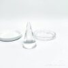 Crystal Clear Japanese Glass Tapered Ring Holder