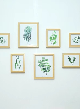 创意照片墙北欧画框背景打孔