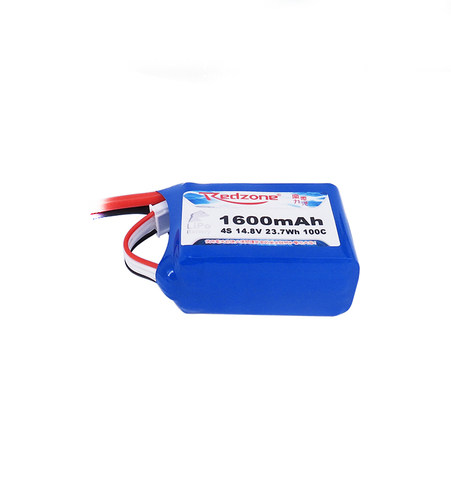富力电池Redzone lipo 100C 1600mAh 14.8V 250穿越机电池4S锂电 - 图1