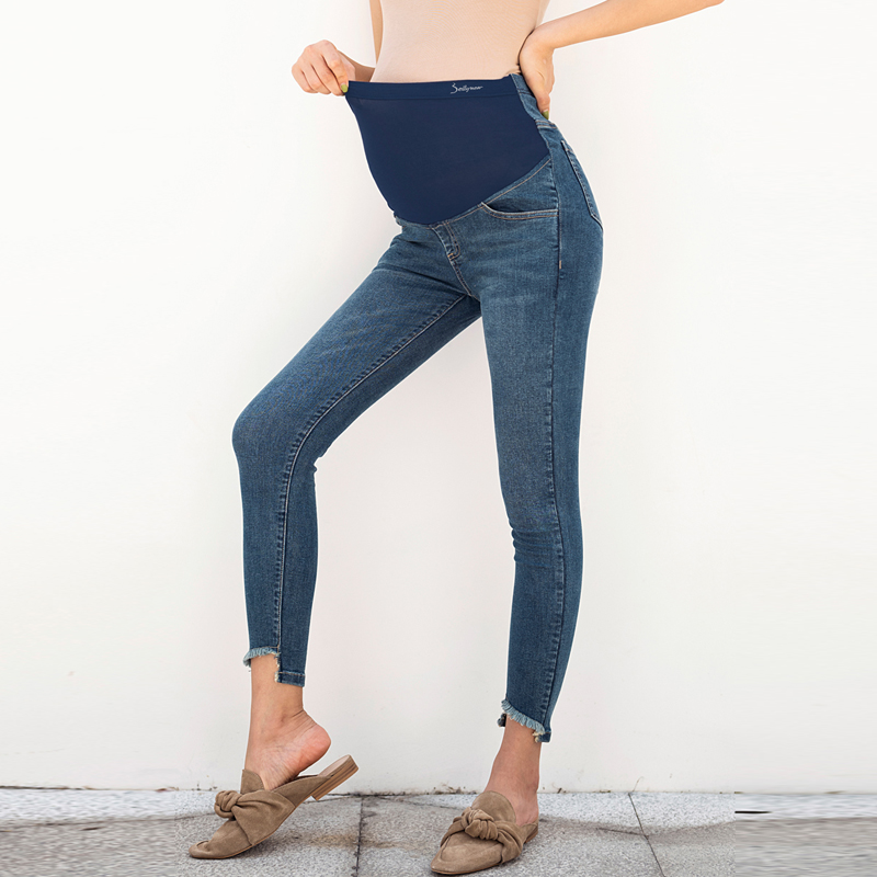 BELLYWEAR孕妇裤牛仔裤紧身小脚秋季外穿时尚显瘦孕期托腹长裤子,淘宝优惠券,粉丝福利购,淘宝优惠卷