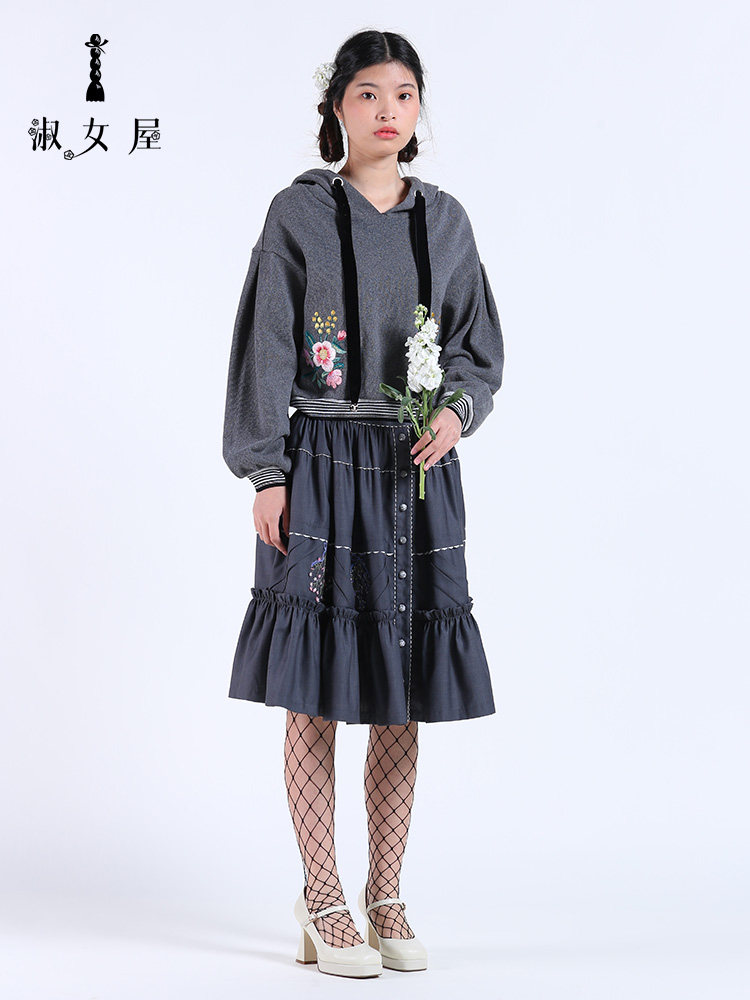 淑女屋旗舰店官网秋冬新款棉新卫衣 淑女屋卫衣/绒衫