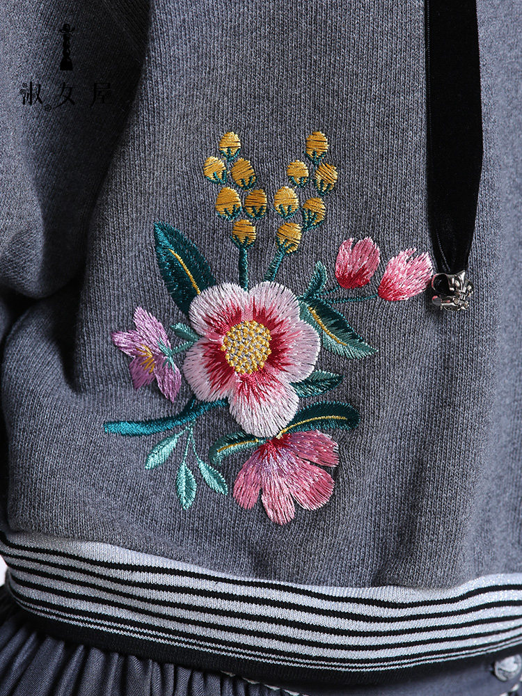 淑女屋旗舰店官网秋冬新款棉新卫衣 淑女屋卫衣/绒衫