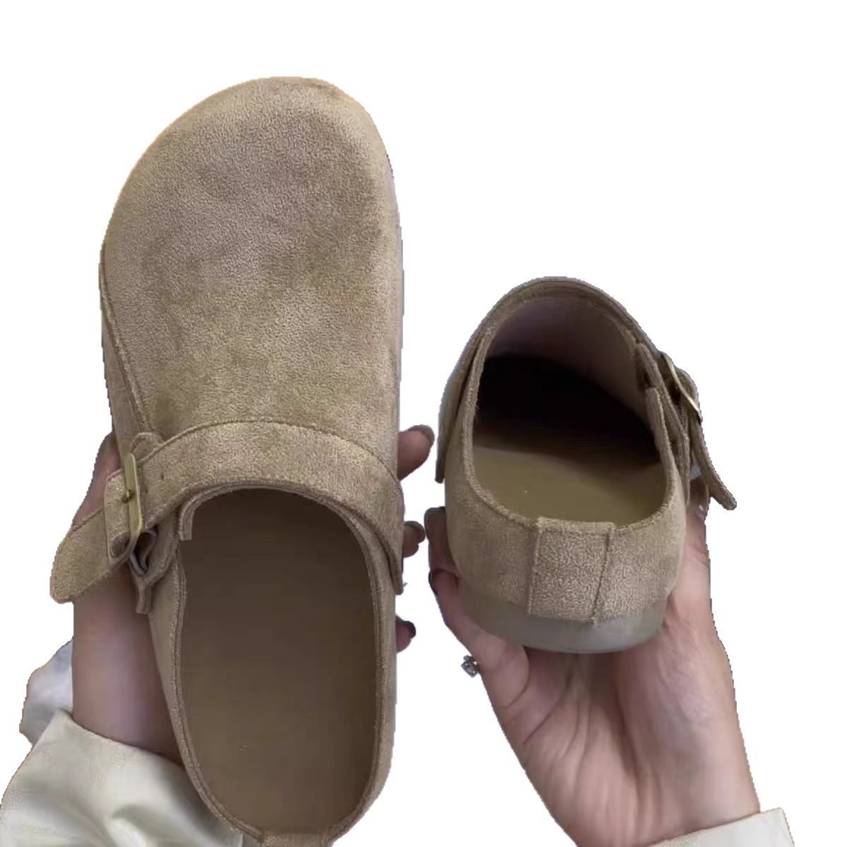 复古软底勃肯鞋女2025年新款秋季一脚蹬博肯单鞋百搭豆豆鞋女鞋,淘宝优惠券,粉丝福利购,淘宝优惠卷